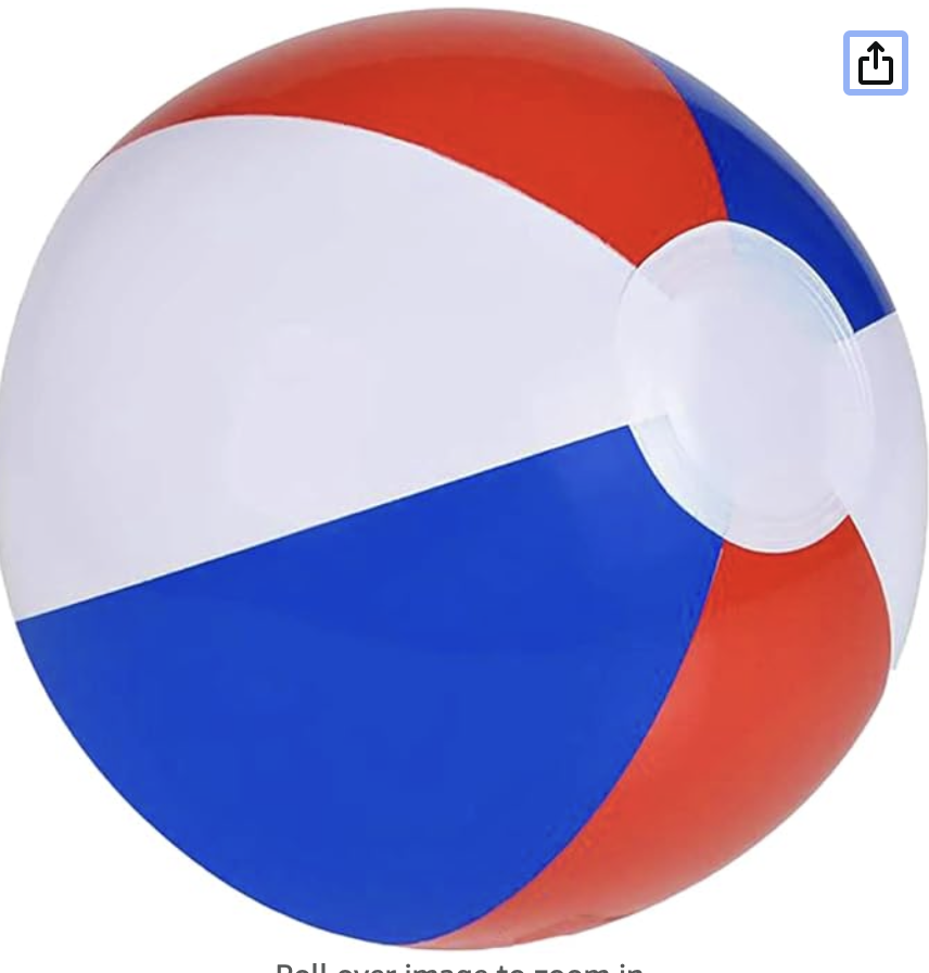 Fourth of July Beach Ball